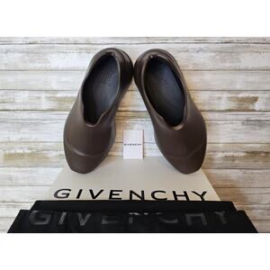 Authentic GIVENCHY Show Low Shoes - Dark Brown - Rubber - Size US 12 / EU 45